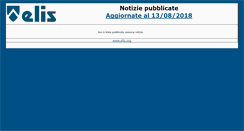 Desktop Screenshot of notizie.elis.org